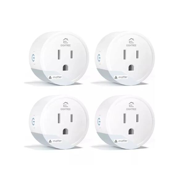 EIGHTREE Smart Plug, Alexa Smart Plugs That Work with Alexa and Google Home 4-PK - Picture 3 of 5